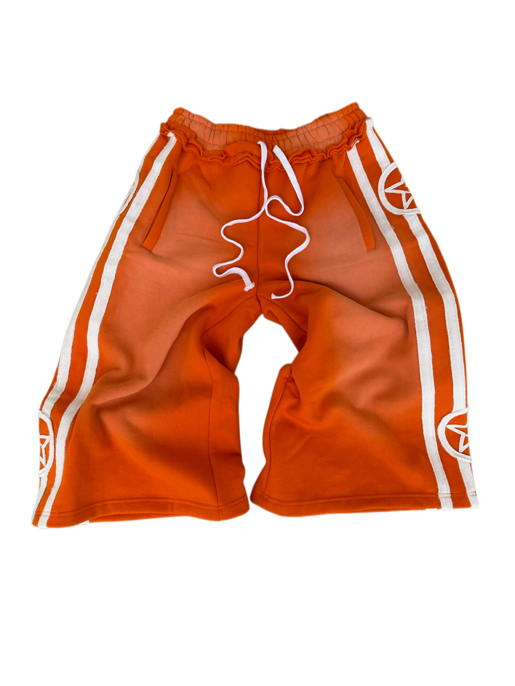 POWDER ORANGE “RUNNING MAN” LOUNGE SHORTS