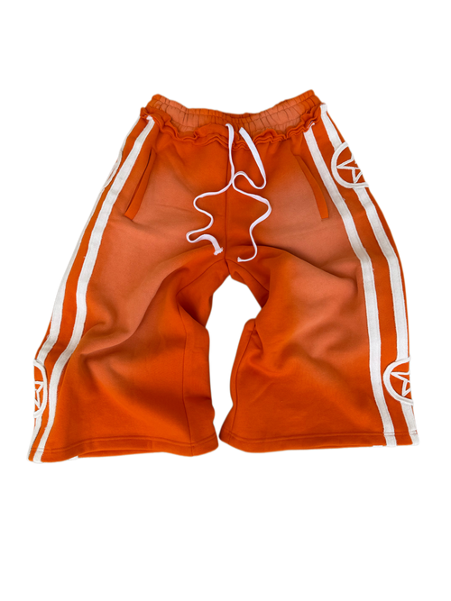 POWDER ORANGE “RUNNING MAN” LOUNGE SHORTS